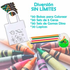 Cadeaux pour enfants pour enfants, sacs à colorier, œufs avec gommes