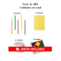 Coffret cadeau anniversaire 15 crayons + 15 yoyos en bois + 15 puzzles.