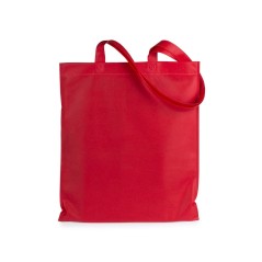 25 Bolsas Con Asa de Tela Roja  | Regalos  Online