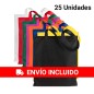 25 Bolsas con asas de tela Variadas