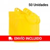 50 Bags with yellow cloth handles