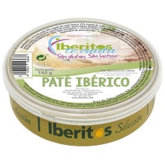 Iberian pâté without gluten or lactose suitable for all people 140gr