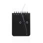 Mini carnet de notes noir