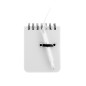 Mini carnet de notes blanc