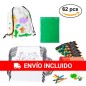 Pack 30 backpacks, 30 wax packs + case + dinosaur rubber egg