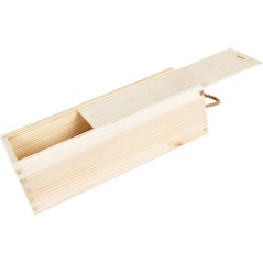 Caja de madera para 1 botella de vino