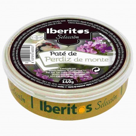 Iberitos paté ibérico - Pack 3 monodosis de 25 gr. cada u