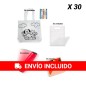 Pack de 30 bolsas  colorear + 30 juego rondux + 30 puzzles ingenio