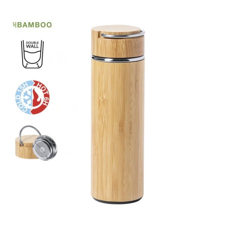 Infuseur thermos finition bambou