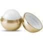 25 Spheres with golden lip balm.