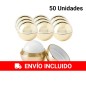 50 Bálsamo Labial Redondo Dorado