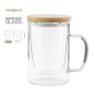 Glass mug for infusions