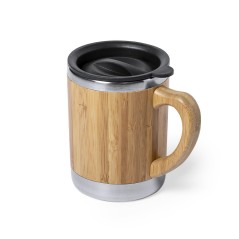 Taza Térmica De Bambú