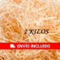 Viruta madera 2kg, para relleno de cestas, cubrir productos