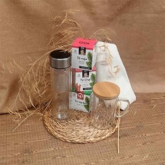 Pack infusiones, termo mide temperatura, jarra y tés|Regalos Gourmet