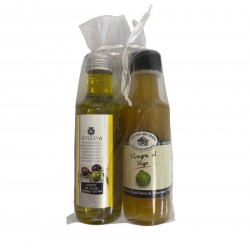 Détail de mariage huile d'olive vierge et vinaigre Higo