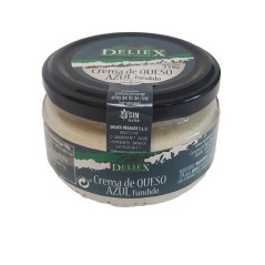 Crema de queso azul Deliex en tarro de cristal de 110 g