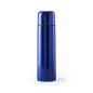 Blue Shiny Thermos with Built-in Cup