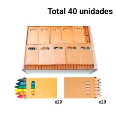 20 Boxes of Crayons and 20 Boxes of Colored Pencils | Gourmet Gifts On