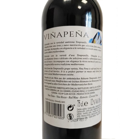 Bottle Of Wine Viñapeña Tempranillo 75 Cl