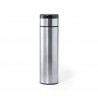 Silver Flask with Infuser and Temperature Gauge