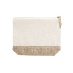 Trousse de toilette en jute et coton | Regalos Gourmet Online