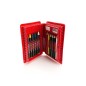 Red colouring set for children