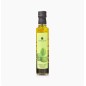 Olive oil flavored with basil