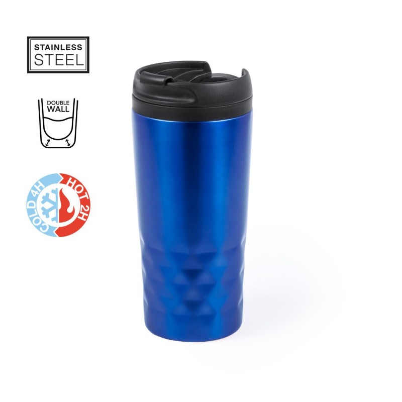 Thermal Coffee Thermos Mug Blue