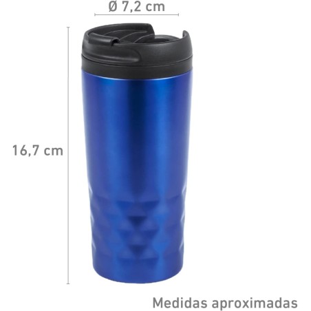 Thermal Coffee Thermos Mug Blue