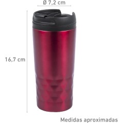 Tasse à café Thermos à emporter Rouge