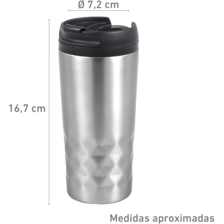 Tasse à café Thermos To Go en argent