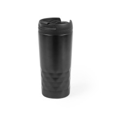 Portable Thermal Mug for Coffee or Tea Black colour | Regalos Gourmet Online