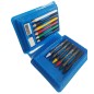 Blue colouring set for children