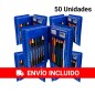 Pack de 50 Estuches para colorear para niños color Azul