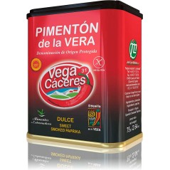 Pimentón de la vera ahumado lata de 75 gr