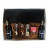 Perfect Barbecue Day Pack with utensils, spices and craft beer.