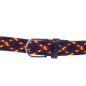 Ceinture pour homme Couleur marine et drapeau Espagne