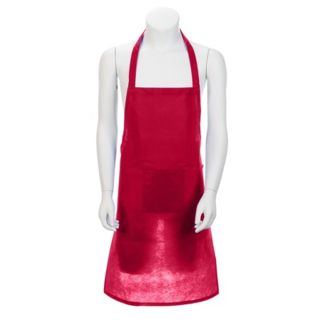 Kitchen apron and birthday party hat (Red)