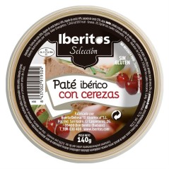 Iberian pate with cherry Iberitos gastronomic. Great flavour and aroma