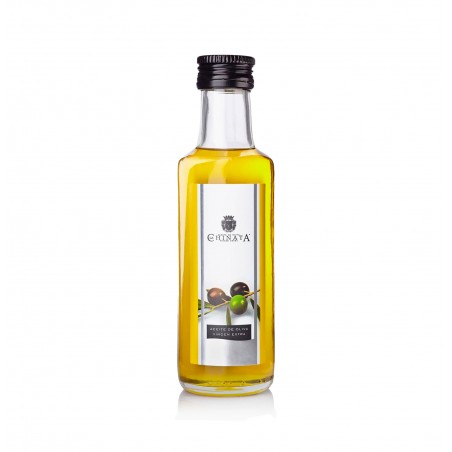 Bouteille en verre huile d'olive extra vierge (100 ml)