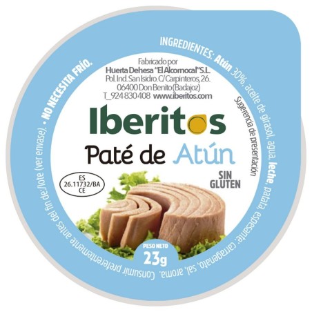 Paté de Atún en Aceite 25 gr monodosis