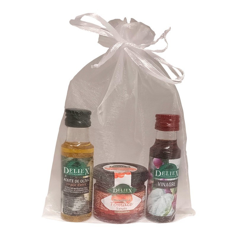 Pack d'huile et vinaigre avec confitures