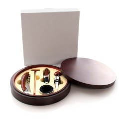 Wine Set in cylindrical case