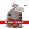 Oil, vinegar and pâté as a gift for gourmet products (pack 24 pcs.)