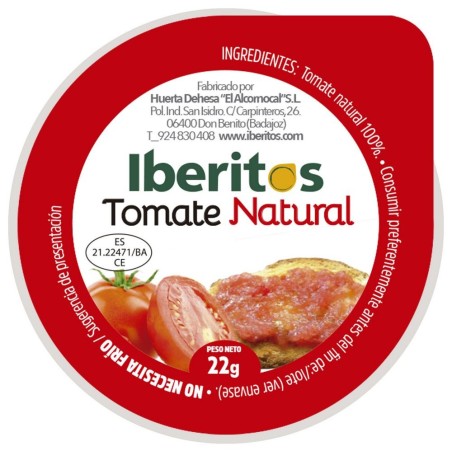 Grated natural tomato 22gr single dose