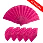 Pack 25 Abanicos Fucsia para eventos