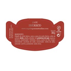 Deliex ibérique pâté 30 gr miniature pour les cadeaux d'événements