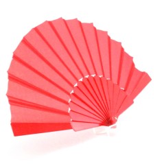 Affordable Red Fabric Fan : Regalos Gourmet Online