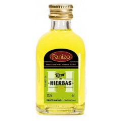 24 Miniaturas Licor de Hierbas Panizo